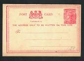 TASMANIA  Letter Card in mint condition. - 32234 - PostalHist