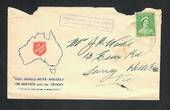 AUSTRALIA 1941 Cover Salvation Army. Cachet "Department of the Army Concession Postal Rate'. Tatty but clean. - 32262 - PostalHi