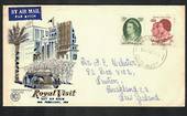 AUSTRALIA 1963 Royal Visit. Set of 2 on first day cover. - 32266 - FDC