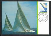 AUSTRALIA 1986-1987 Yachts. Set of 7 Maxim Cards. - 32277 - Postcard
