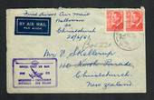 AUSTRALIA 1951 First Official Direct Airmail Melbourne to Christchurch. - 32298 - PostalHist