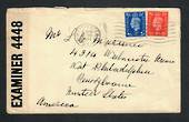 GREAT BRITAIN 1941 Censored cover to USA. Postmark MANCHESTER 21/2/41. Opened by Examiner 4448. - 32310 - PostalHist