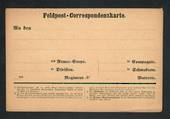 GERMANY Feldpost-Correspondenzkarte. Mint condition. No faults but slightly showing its age. - 32345 - PostalHist