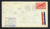 USA 1945 Airmail Letter from army serviceman. US Army Postal Service slogan cancel. Passed by Army Examiner 20604.. - 32346 - Po