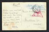 GREAT BRITAIN 1915 Postcard from France with Field Post Office 36 cancel 9/8/15. Passed by Censor 1364. Red Triangle. - 32356 -
