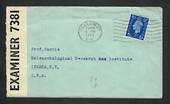 GREAT BRITAIN 1941 Letter from Holloway N7 to USA. Opened by Examiner 7381. - 32357 - PostalHist