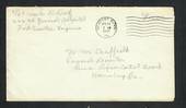 USA 1942 Letter from Serviceman. Freepost.