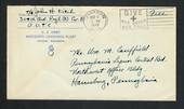 USA 1943 Letter from Serviceman at US Army Mississippi Ordnance Plant. Freepost.