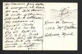 USA 1943 Postcard from Serviceman. Freepost.