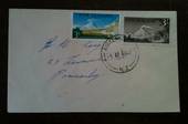 NEW ZEALAND 1960 Pictorial 3/- Multicoloured on first day cover 1/4/1964. - 32686 - FDC