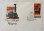 RUSSIA 1978 Russian Locomotives. First series. The 1c value on an illustrated first day cover. The illustration matches the stam