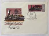 RUSSIA 1978 Russian Locomotives. First series. The 20c value on an illustrated first day cover. The illustration matches the sta