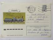 RUSSIA 1978 Passenger Locomotive 1-2-0 (our 2-4-0) the Class D5 of 1872 on illustrated postal stationery. Used. - 32907 - Postal