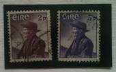 IRELAND 1957 Centenary of the Birth of Thomas O'Crohan. Set of 2. - 332 - FU