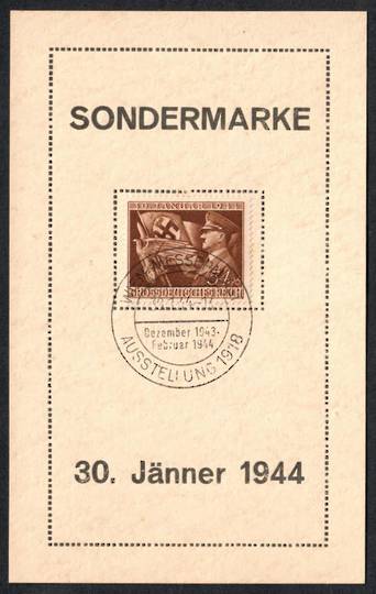 GERMANY 1944 Postcard of 11th Anniversary of the Third Reich. - 33615 - PostalHist