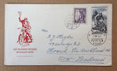 CZECHOSLOVAKIA 1957 MotorBike issued on 5/7/1957 on first day cover to New Zealand. - 33798 - FDC