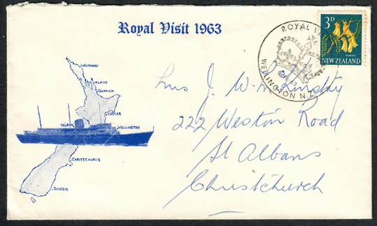 NEW ZEALAND 1963 Royal Visit. Special Postmark. - 34061 - Postmark