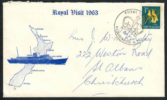 NEW ZEALAND 1963 Royal Visit. Special Postmark. - 34061 - Postmark