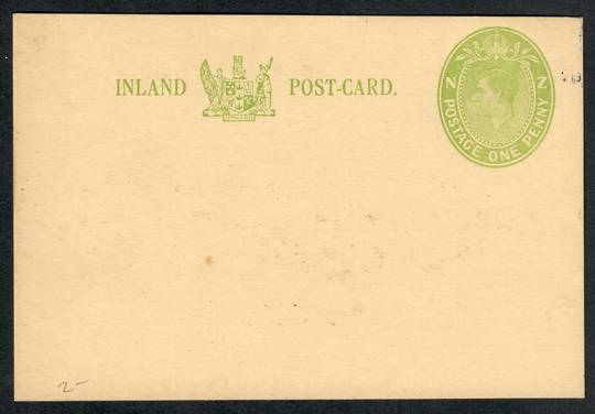 NEW ZEALAND 1940 Postal Stationery Postcard Geo 6th 1d Yellow-Green on Buff Card used by The Guild of St Mark. - 34110 - PostalS