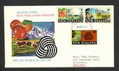 NEW ZEALAND 1969 Definitives 8c 18c 20c on illustrated first day cover. - 35064 - Postmark