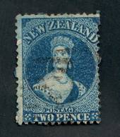 NEW ZEALAND 1862 Full Face Queen 2d Deep Blue. Perf 12½. Excellent copy. - 3536 - FU