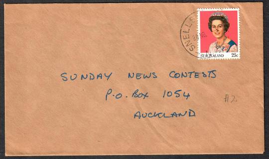 NEW ZEALAND Postmark Auckland SNELLS BEACH. J class cancel on cover. - 35455 - Postmark
