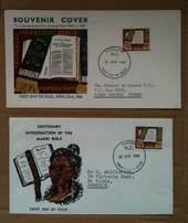 NEW ZEALAND 1968 Centenary of the First Printing of the Maori Bible on four different illustrated first day covers. - 35808 - FD