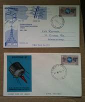 NEW ZEALAND 1965 Centenary of the International Telecommunications Union on four different illustrated first day covers. - 36398