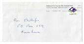 NEW ZEALAND Alternative Postal Operator Kiwi Mail 1999 label on commercially used cover. - 36444 - PostalHist