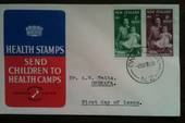 NEW ZEALAND Postmark Nelson ONEKAKA. J Class cancel on 1950 Health first day cover. - 36472 - Postmark