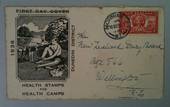 NEW ZEALAND 1936 Health on illustrated first day cover. Scarcity 4. Toned. - 36513 - FDC