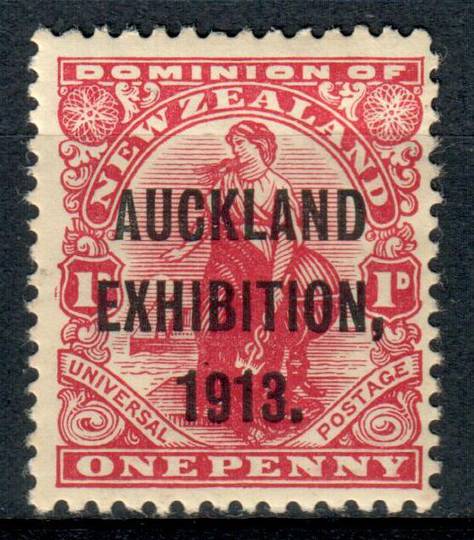 NEW ZEALAND 1913 Auckland Exhibition 1d Red. - 3657 - LHM