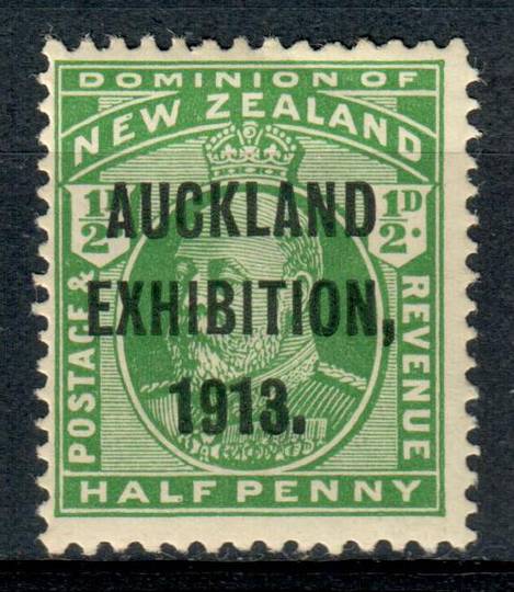 NEW ZEALAND 1913 Auckland Exhibition ½d Green. - 3658 - LHM