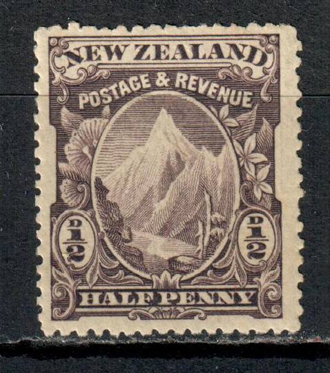 NEW ZEALAND 1898 Pictorial ½d Mt Cook Purple. - 37 - UHM