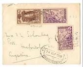 FRENCH INDIAN SETTLEMENTS 1938 Letter from Pondicherry to England. - 37520 - PostalHist