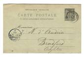 FRENCH POST OFFICES IN THE TURKISH EMPIRE 1900 Carte Postale to England. - 37557 - PostalHist