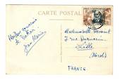 FRENCH WEST AFRICA 1956 Postcard of General Mangin posted from Senegal to France. - 37565 - PostalHist