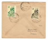 FRENCH WEST AFRICA 1947 Letter to to Dakar. Postmark Voyage du President de la Republique. Niamey. - 37572 - PostalHist