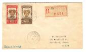 GABON 1931 Registered Letter from Libreville to USA. - 37578 - PostalHist