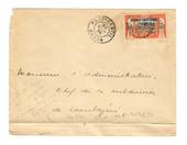 GABON 1936 Letter from Port-Gentil to Libreville. Folded at bottom. - 37581 - PostalHist