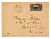 FRENCH EQUATORIAL AFRICA 1937 Letter from Lambarene to France. - 37593 - PostalHist