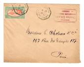 GUADELOUPE 1912 Letter to Paris. - 37601 - PostalHist