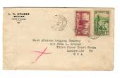 IVORY COAST 1939 Letter from Abidjan to USA. - 37626 - PostalHist