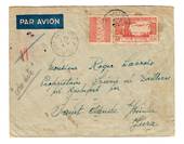 IVORY COAST 1939 Airmail Letter from Sassanora to France. - 37628 - PostalHist