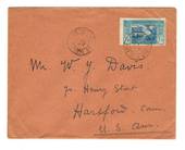 IVORY COAST 1934 Letter to USA. - 37639 - PostalHist