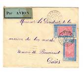 IVORY COAST 1937 Airmail Letter from Koroko to Paris. - 37648 - PostalHist