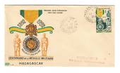MADAGASCAR 1952 Centenary of the Milatary Medal on first day cover. - 37674 - FDC