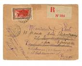 MADAGASCAR 1935 Registered Letter from Majunga to France. Readdressed. - 37684 - PostalHist