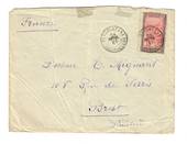 MADAGASCAR 1920 Airmail etter from Farangana to France. - 37686 - PostalHist