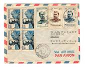 MADAGASCAR 1955 Airmail Letter from Diego-Suarez to USA. - 37698 - PostalHist
